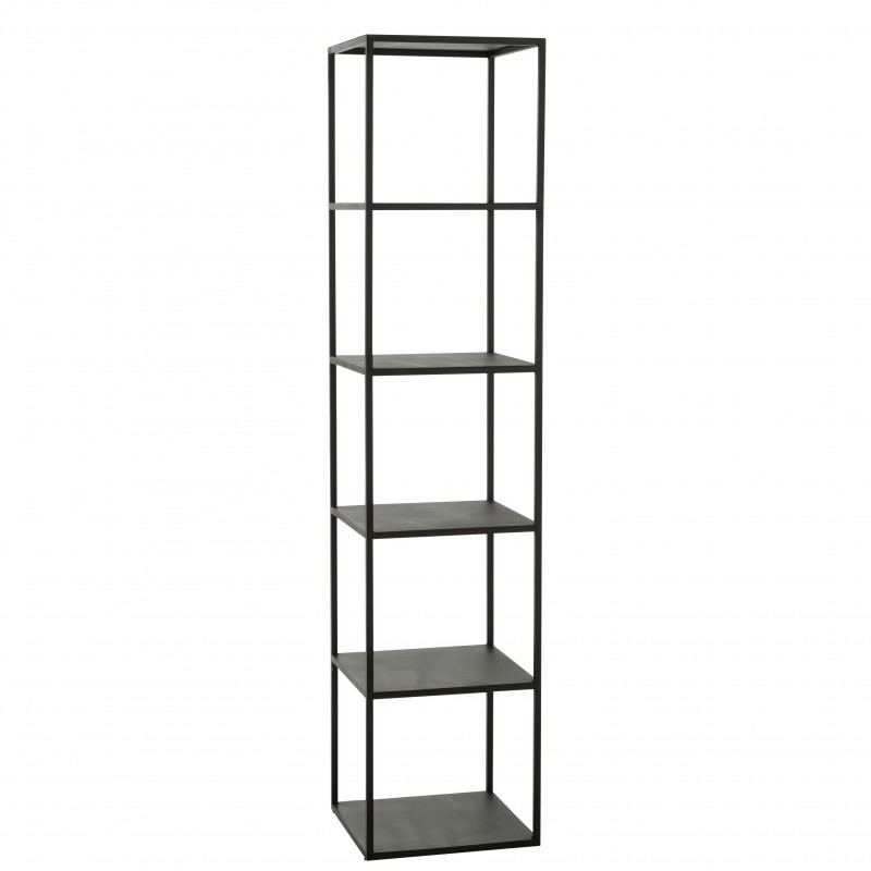 RACK 6 METAL BLACK 180 - CABINETS, SHELVES RACK 6 METAL BLACK 180 - CABINETS, SHELVES